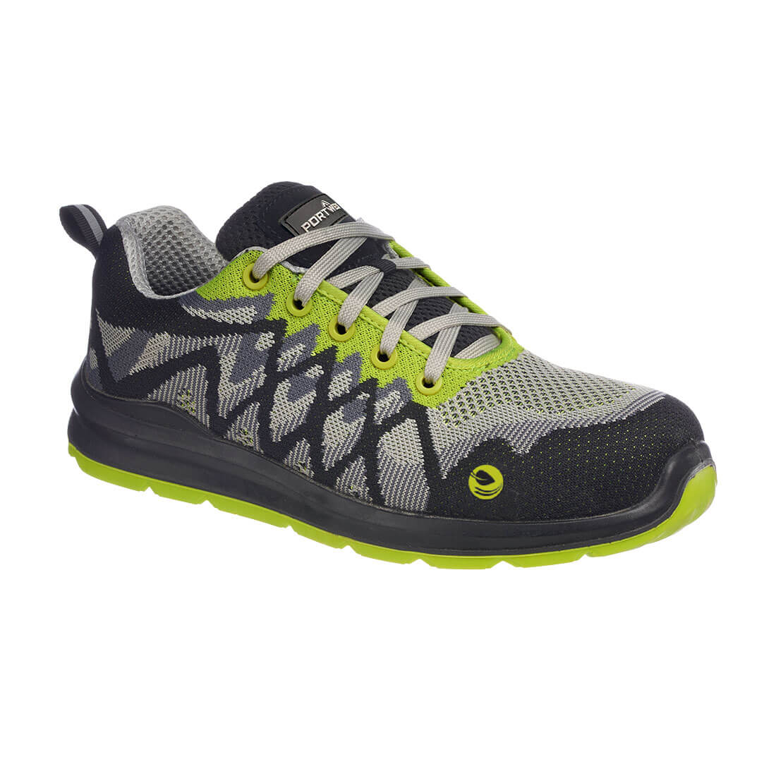 FC08 - Portwest Compositelite Eco Veiligheidssportschoen S1P - Portwest - Zwart/Geel