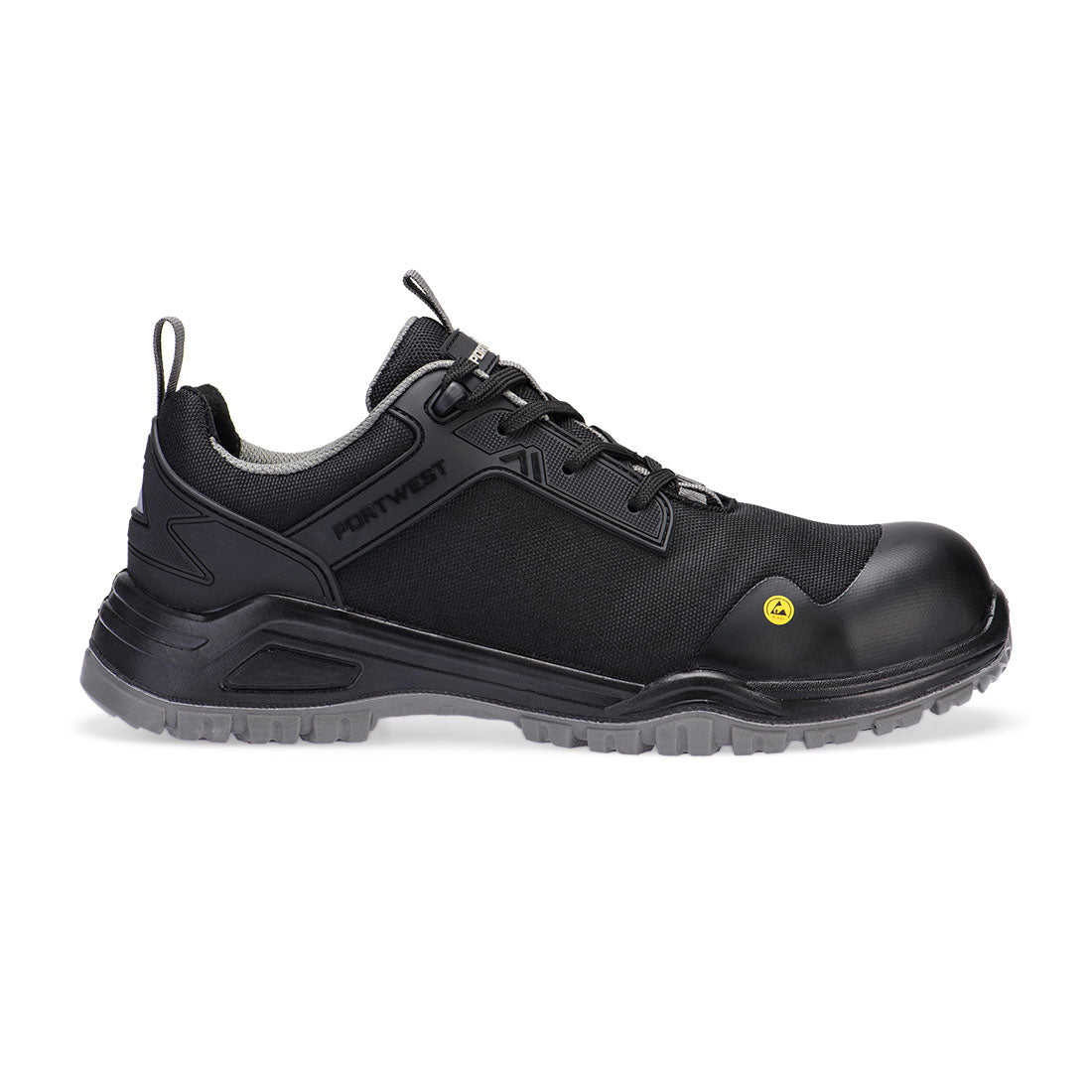 FE11 - Composiet lage schoen S3S ESD SR FO - Portwest - Zwart/Grijs