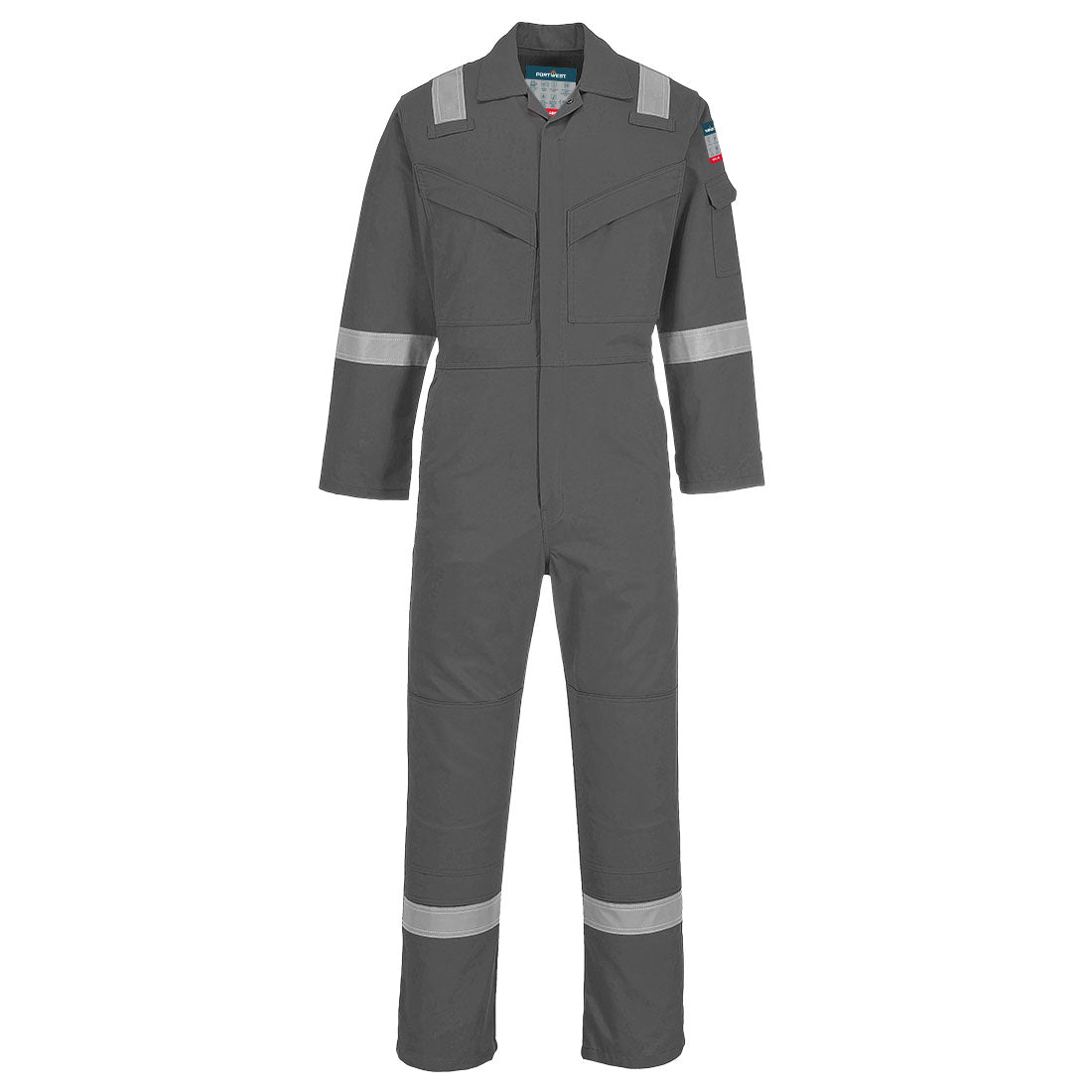 FR28 - Lichtgewicht Vlamvertragende Antistatische Overall 280gr - Portwest - Grijs