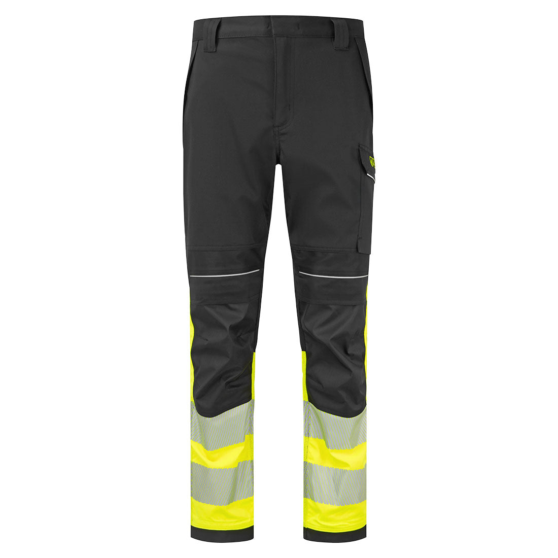 FR450 - PW3 Modaflame Hi-Vis Klasse 1 FR Werkbroek - Portwest - Geel/Zwart