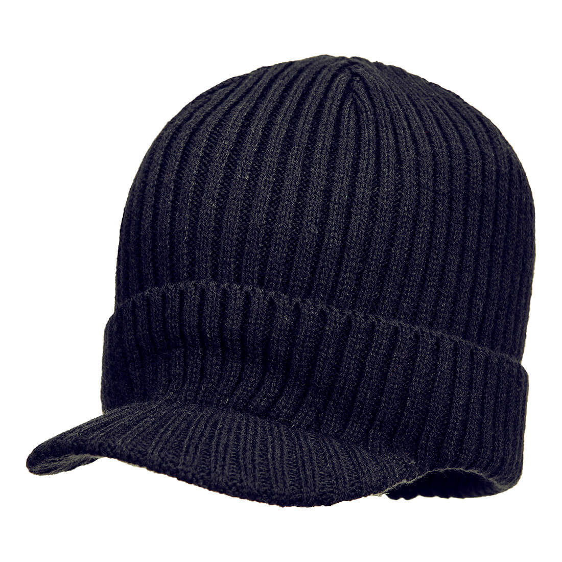 HA24 - Beanie muts met klep - Portwest - Marineblauw