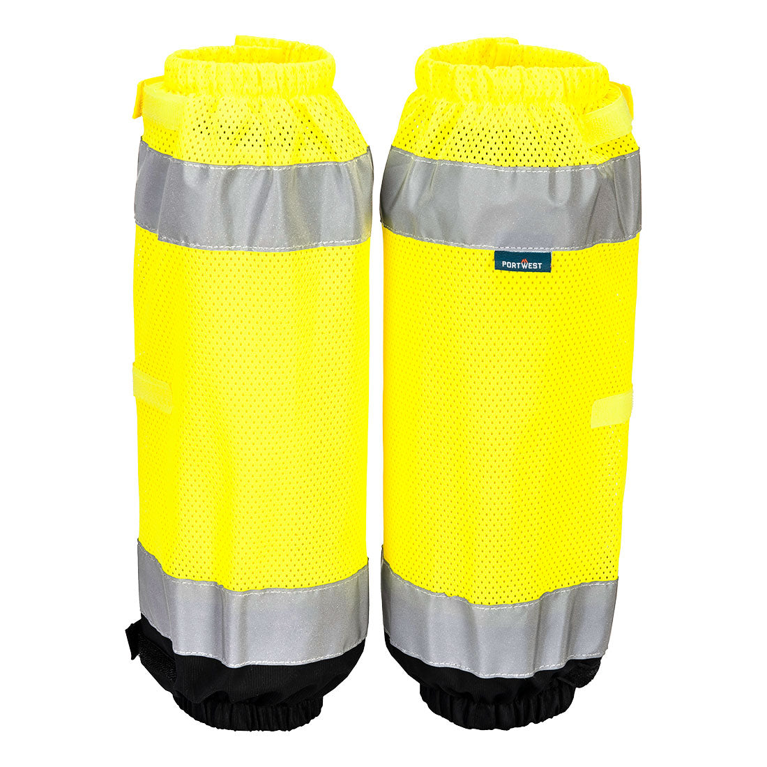 HV389 - Hi-Vis contrast beenkappen - Portwest - Geel/Zwart