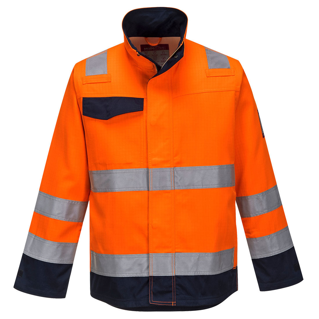 MV35 - Modaflame RIS Oranje/Marine Jack - Portwest - Oranje/Marineblauw
