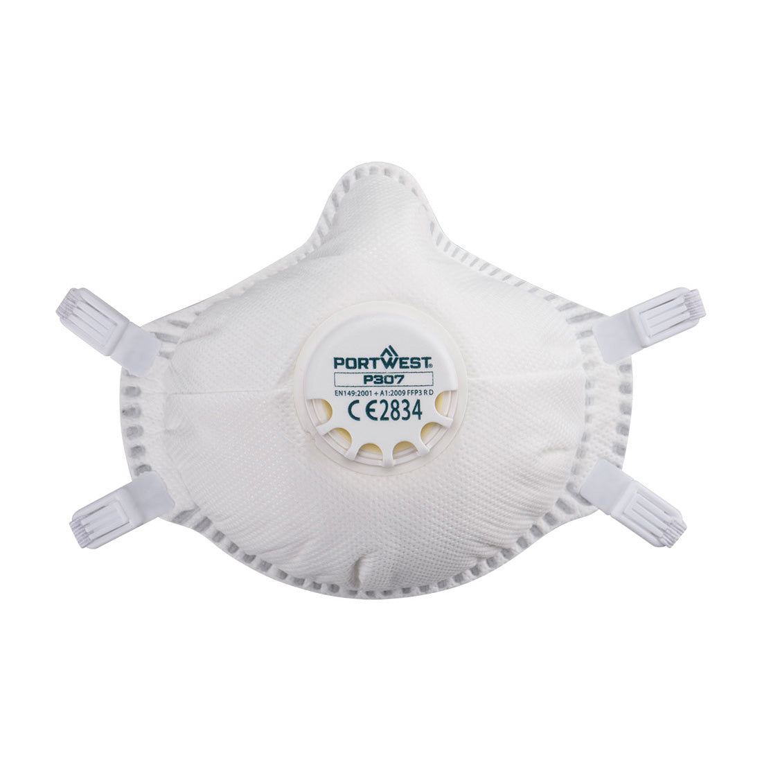 P307 - FFP3 Ultimate herbruikbaar masker met ventiel (Pk5) - Portwest - Wit