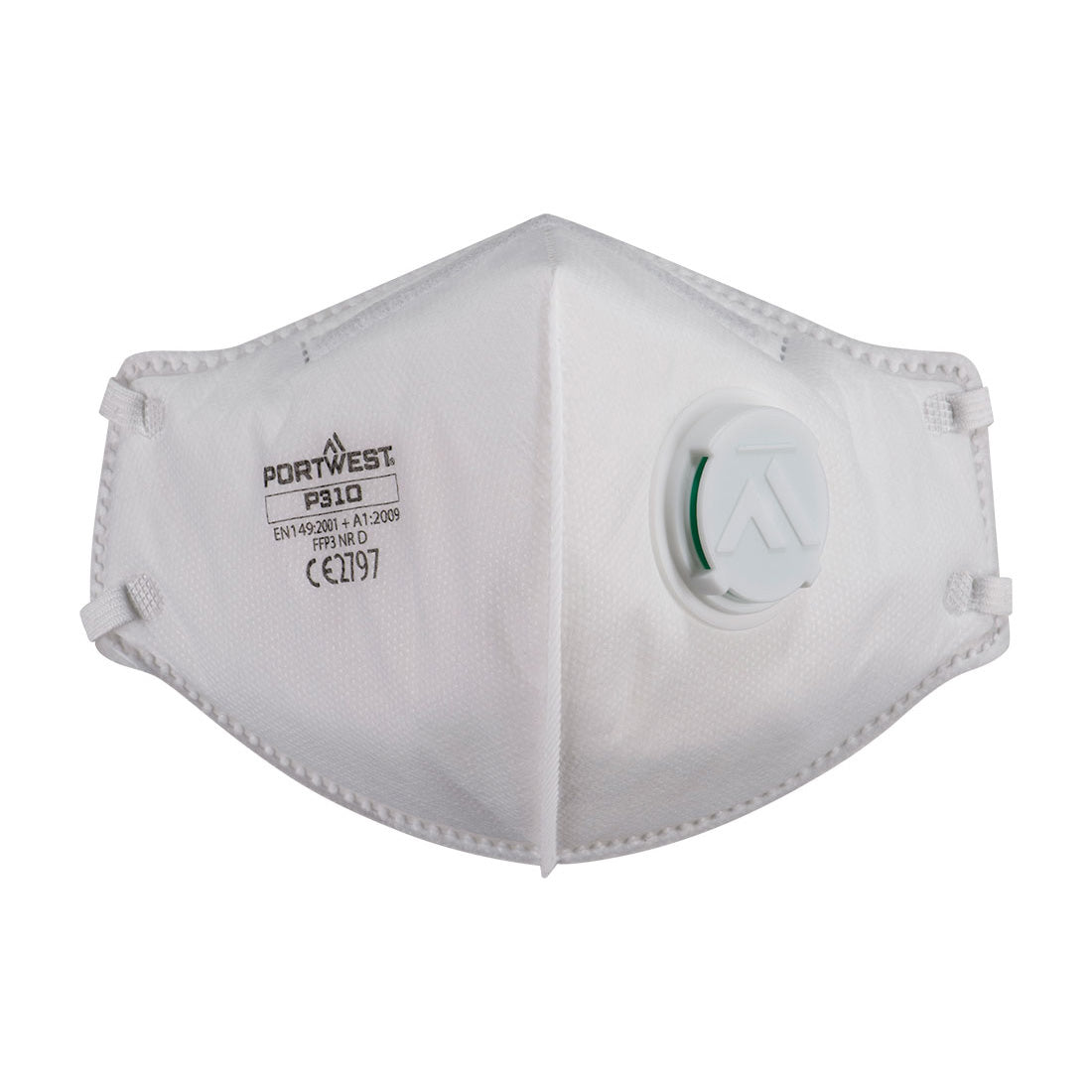 P310 - FFP2 Platgevouwen Dolomite Masker (PK3) - Portwest - Wit
