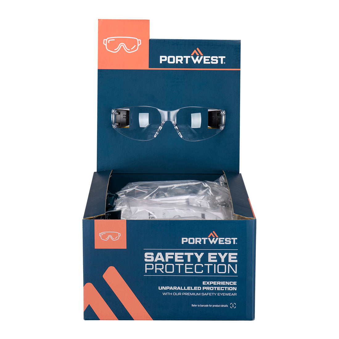 PM32 - PW32-bril verkoopklaar Pk12 - Portwest - Clear