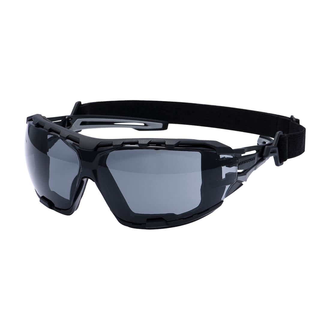PR02 - Antraciete Wraparound Plus Veiligheidsbril - Portwest - Smoke