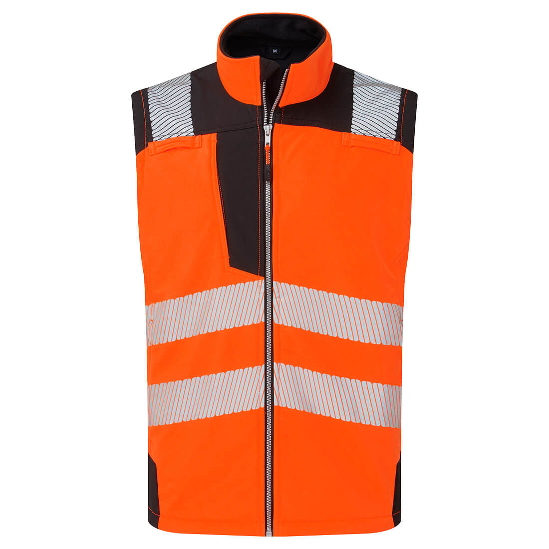 PW325 - Hi-Vis Softshell Gilet (3L) - Portwest - Oranje/Zwart
