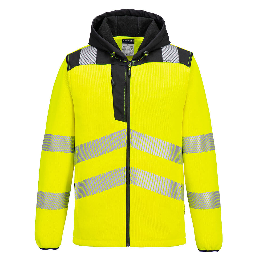 PW335 - Hi-Vis Technical Fleece - Portwest - Geel/Zwart