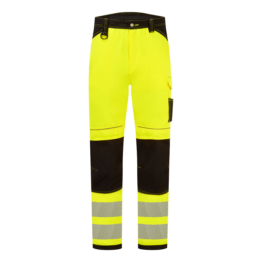 PW340 - PW3 Hi-Vis Broek - Portwest - Geel/Zwart Kort