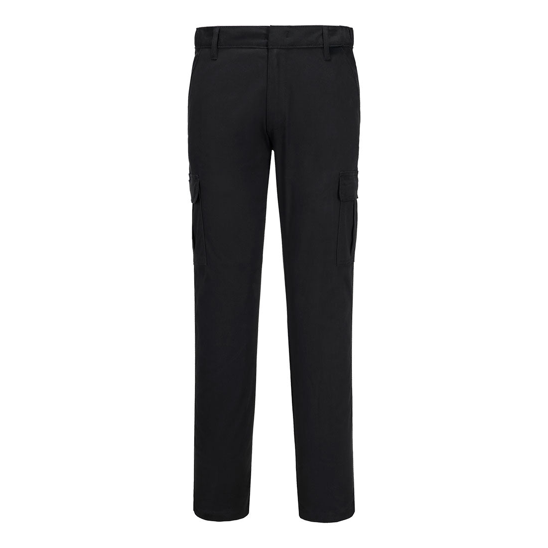 S231 - Stretch Slim Fit Combat Broek - Portwest - Zwart