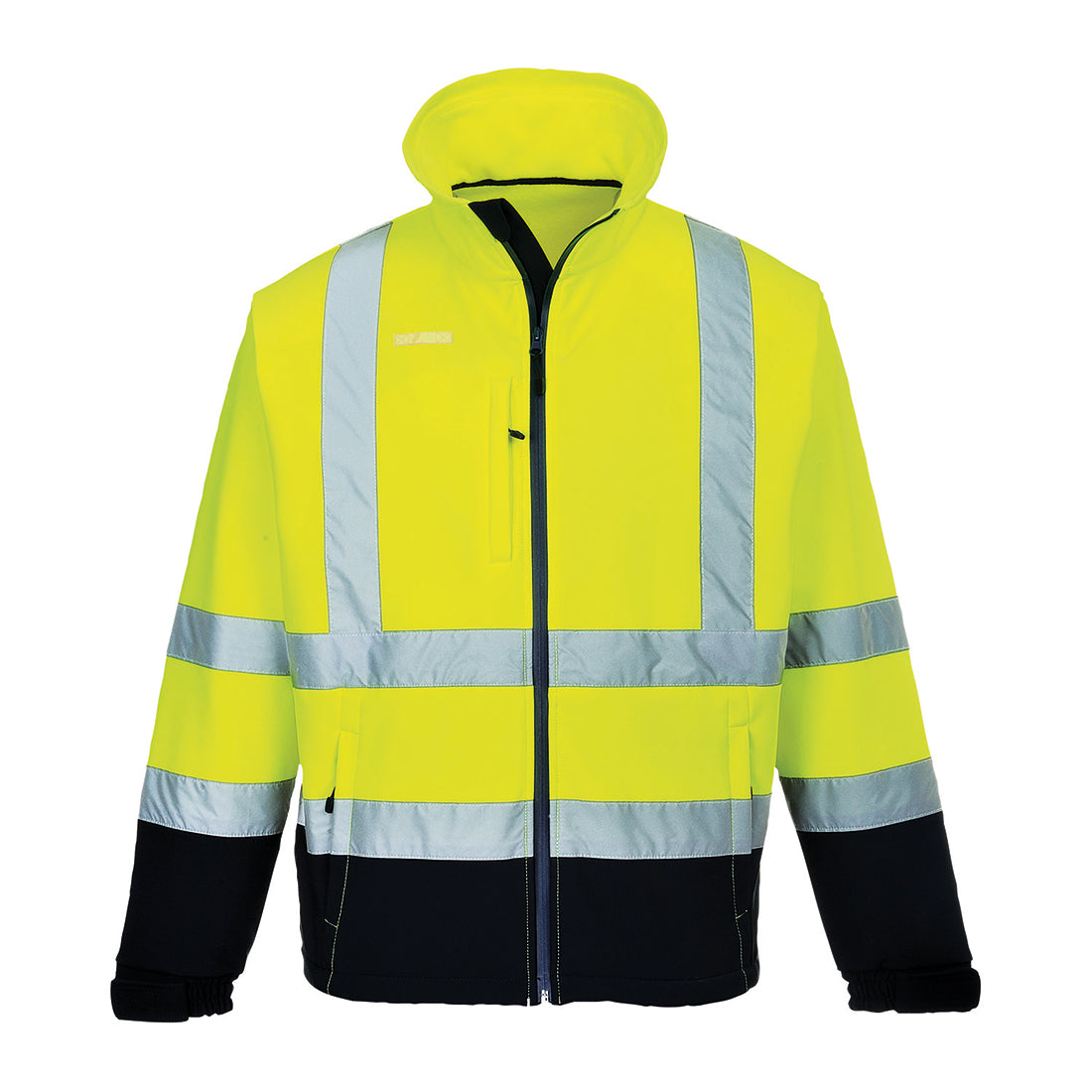 S425 - Hi-Vis contrast Softshell (3L) - Portwest - Geel/Marineblauw