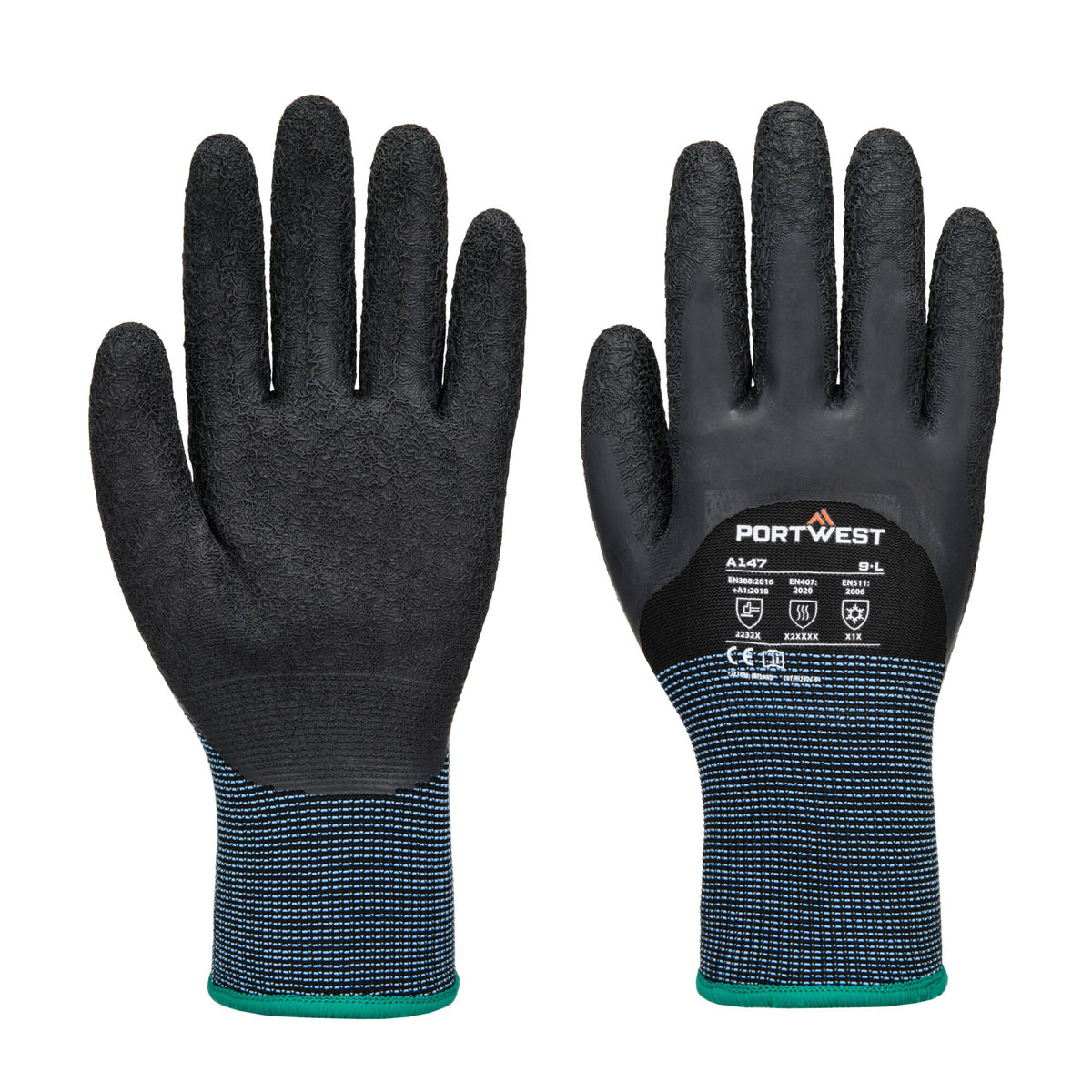 Winter 13 Latex 3/4 Gedompelde Handschoen - Portwest A147