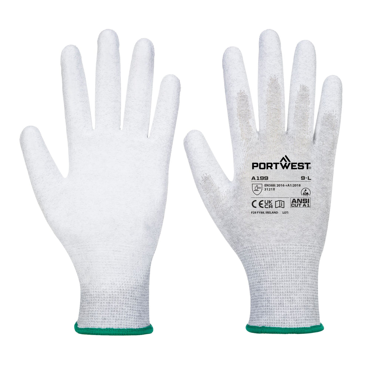 A199 - Antistatische PU-Palmhandschoen - Portwest