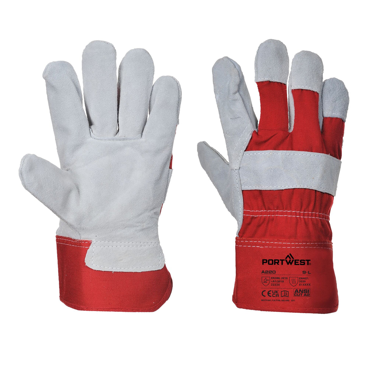 A220 - Premium Chrome Rigger Handschoen - Portwest