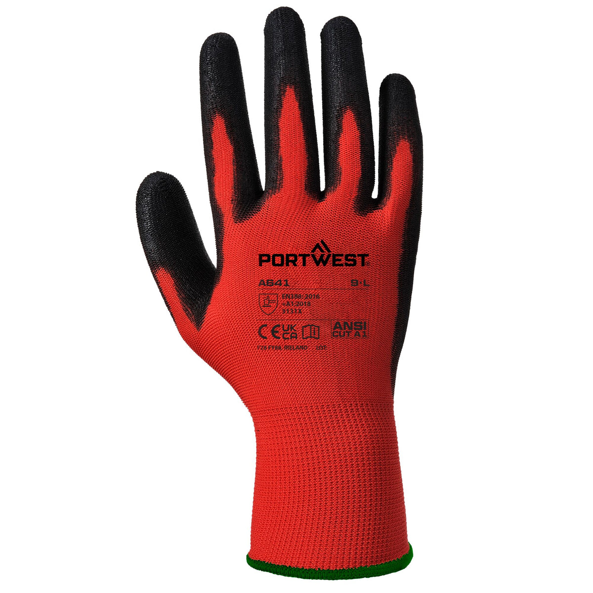 Red - PU Glove - Portwest A641