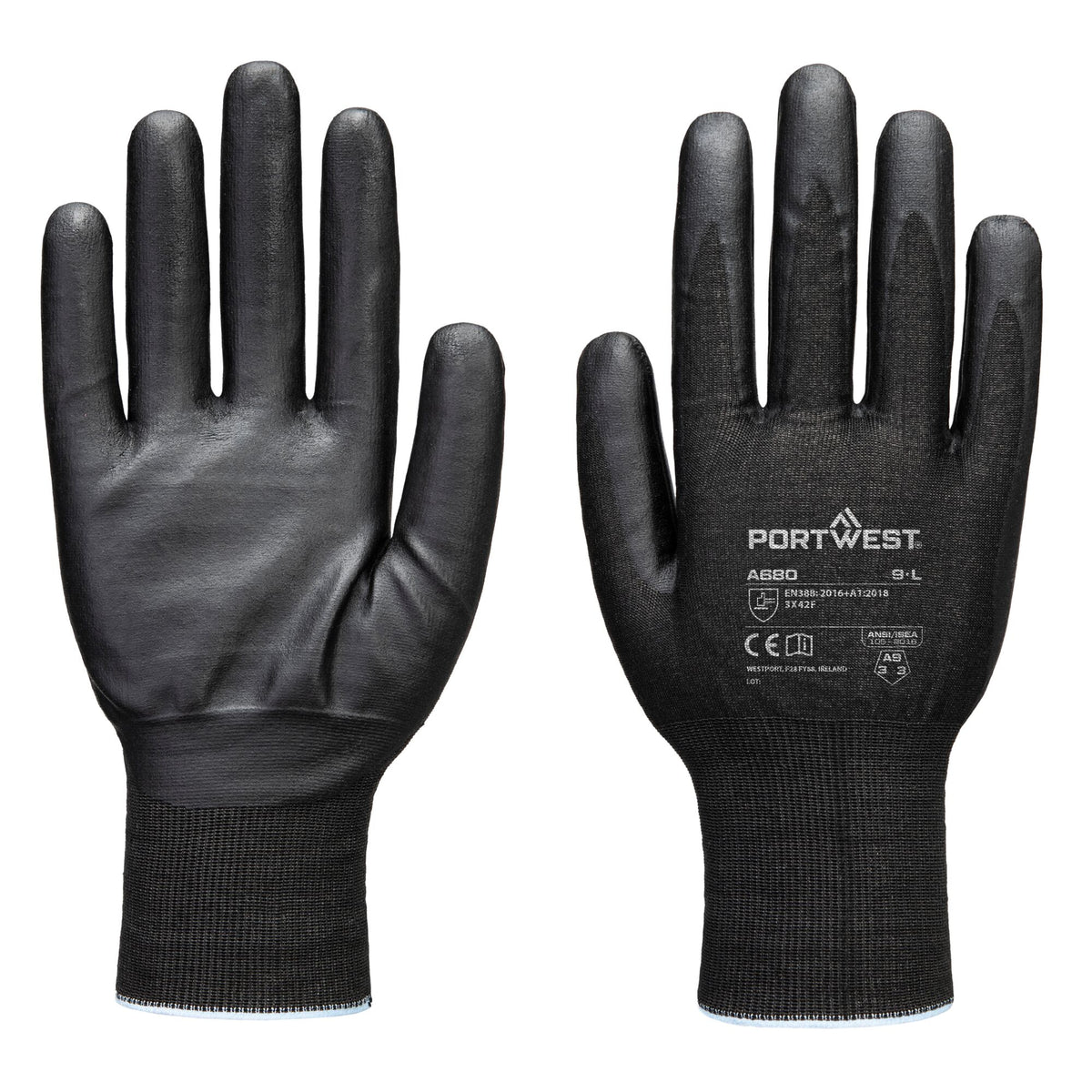 Cut F21 Nitril Tungsten Handschoen A9 - Portwest A680