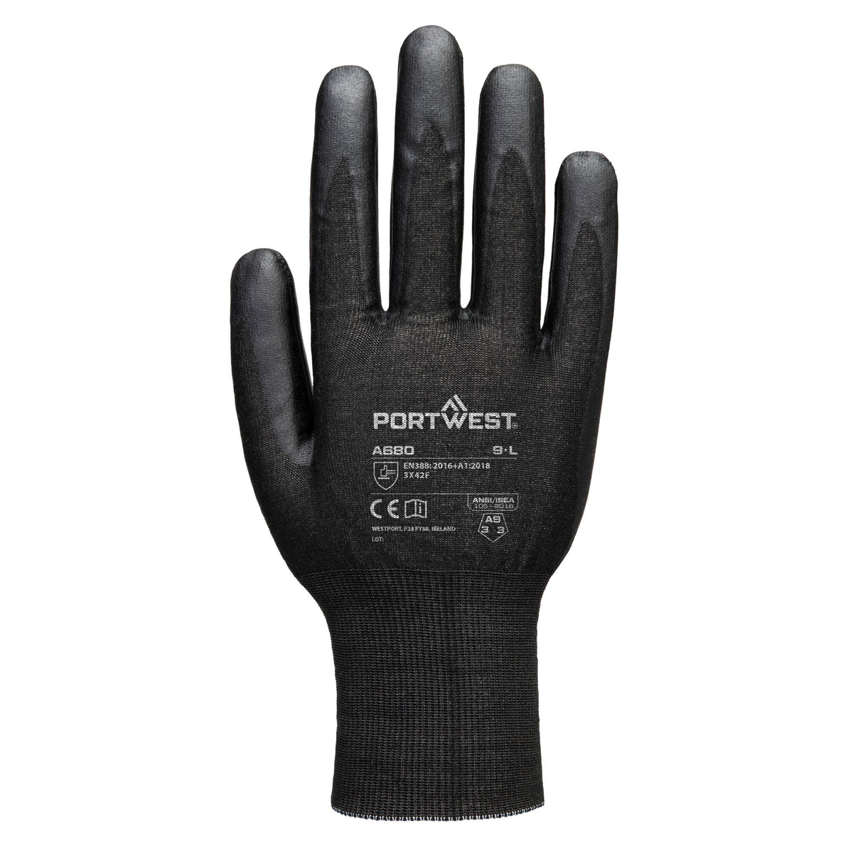 Cut F21 Nitril Tungsten Handschoen A9 - Portwest A680