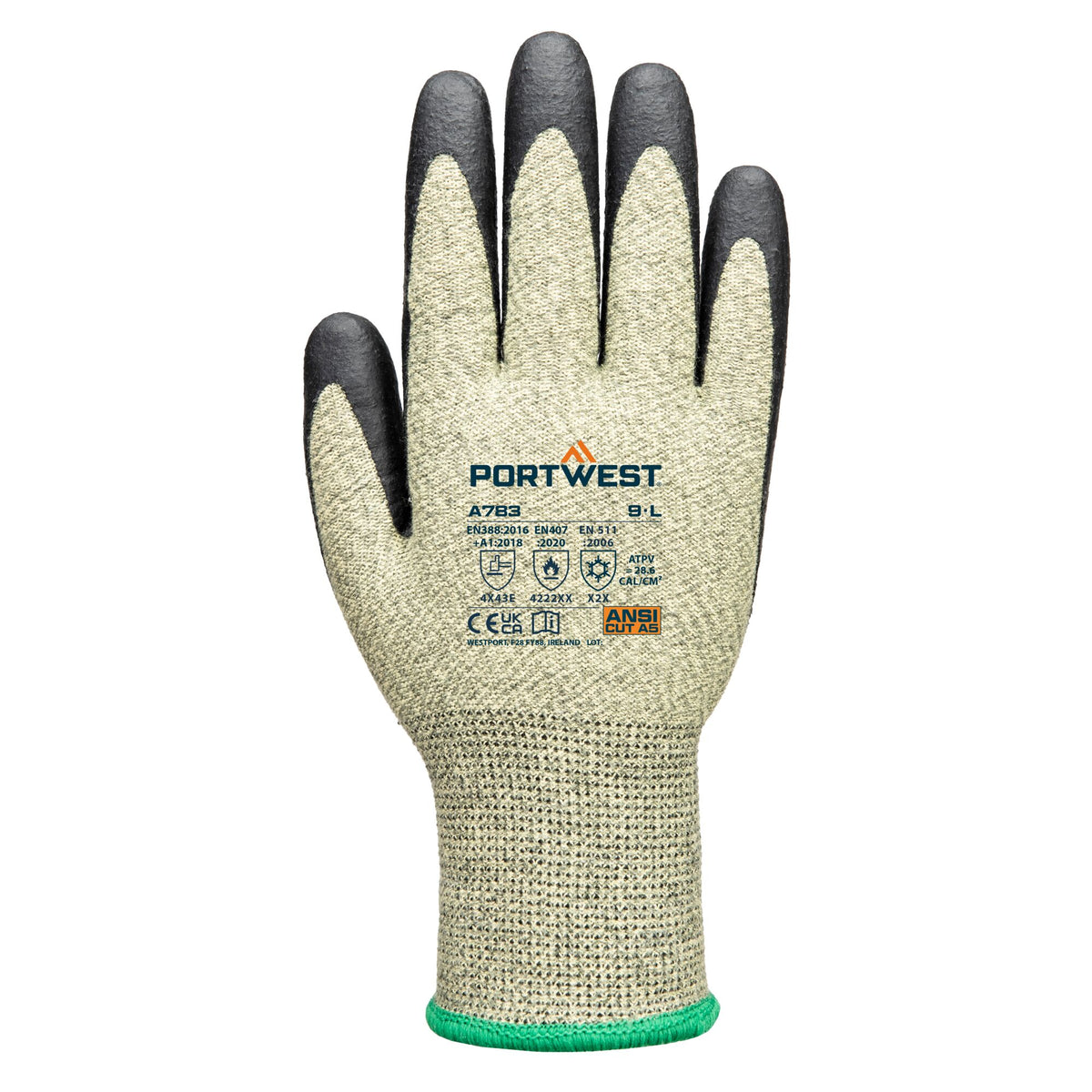 Arc Grip 13E Niveau 3 Handschoen - Portwest A783