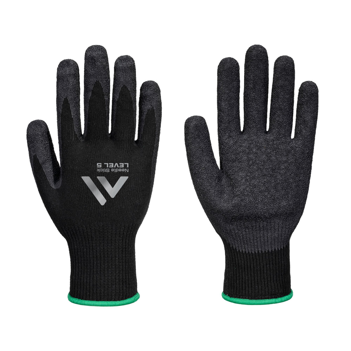Naalden F10 Latex Gerimpelde Handschoen - Portwest A793