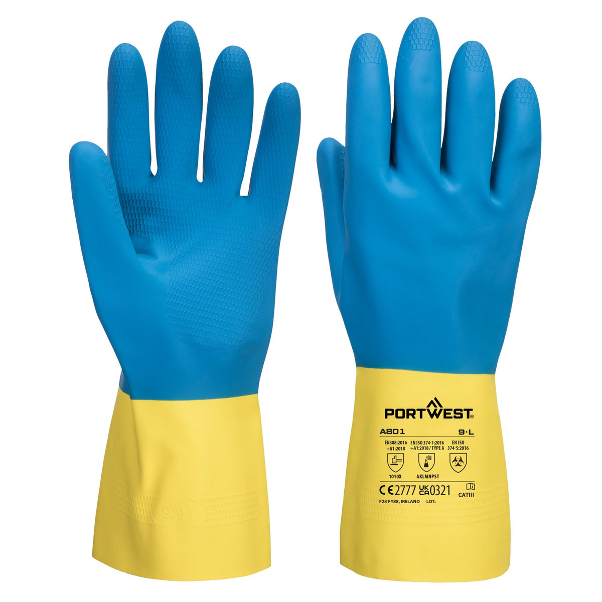 Double dipped latex glove - Portwest A801