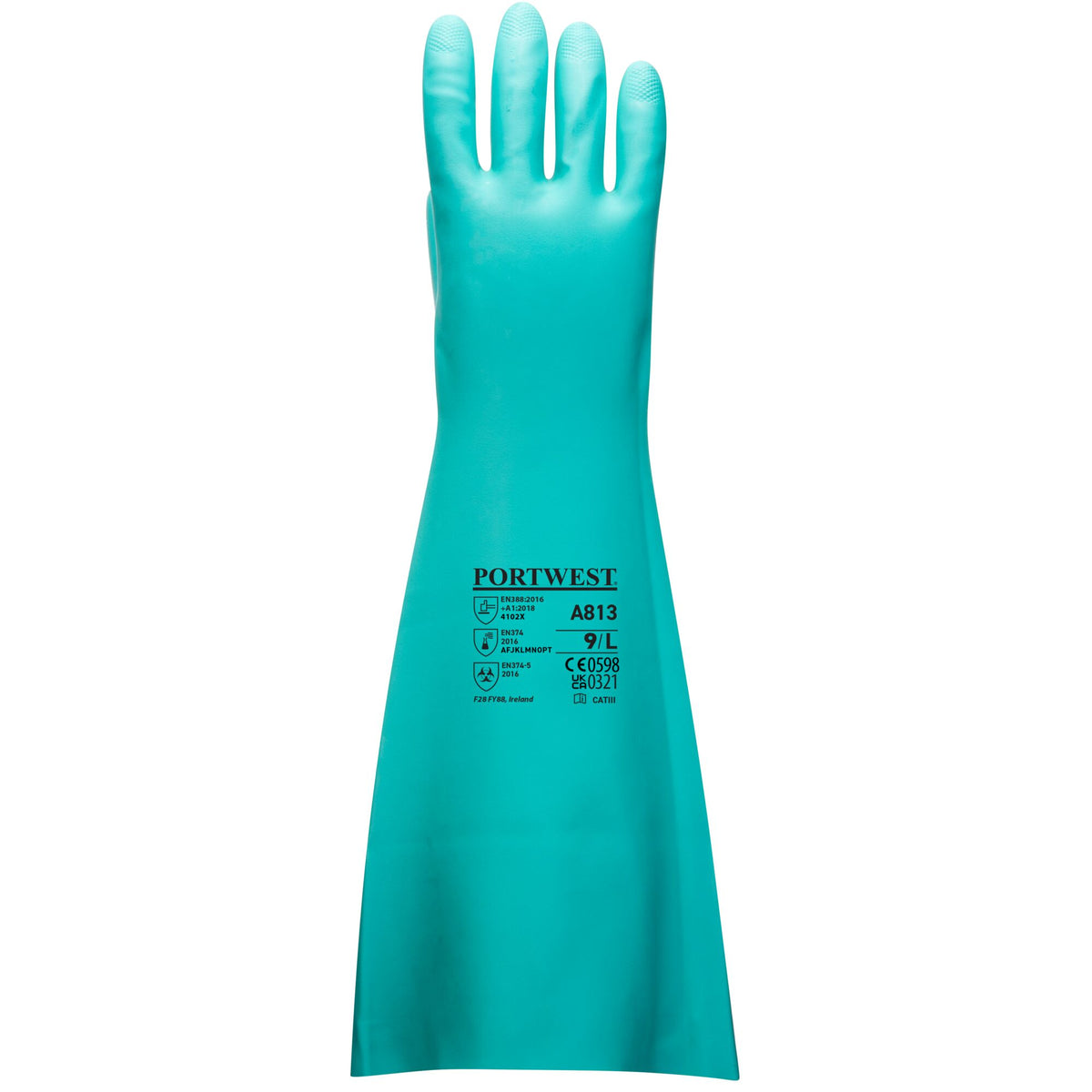 Verlengde lengte Nitrile handschoen - Portwest A813 Portwest