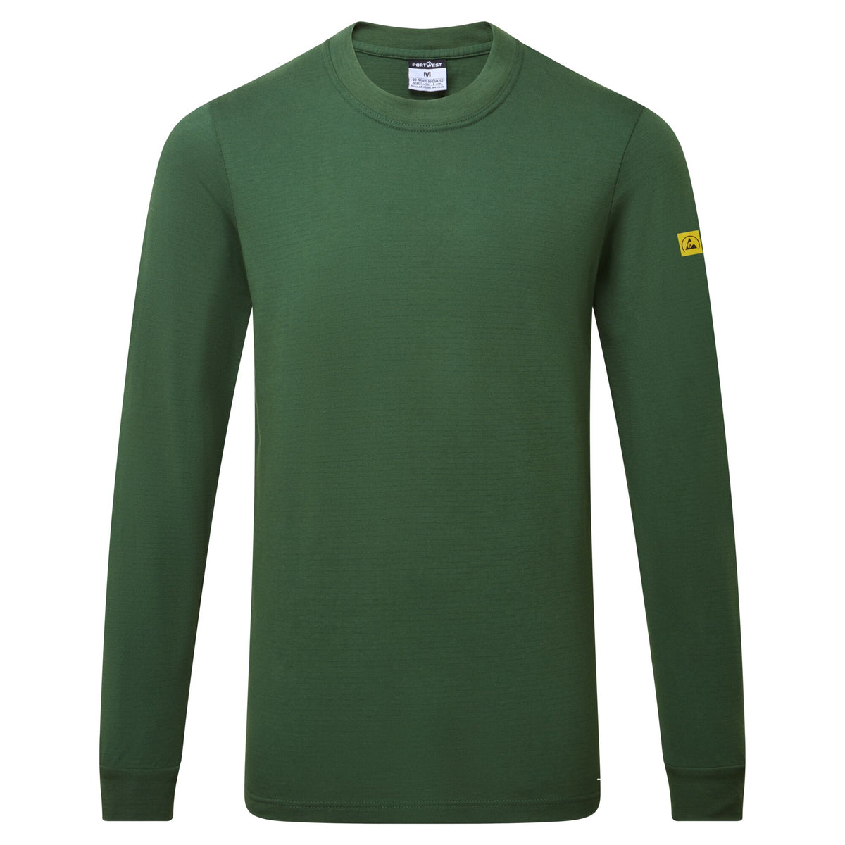 Anti-statisch ESD T-Shirt Lange Mouw - Portwest AS22 Portwest