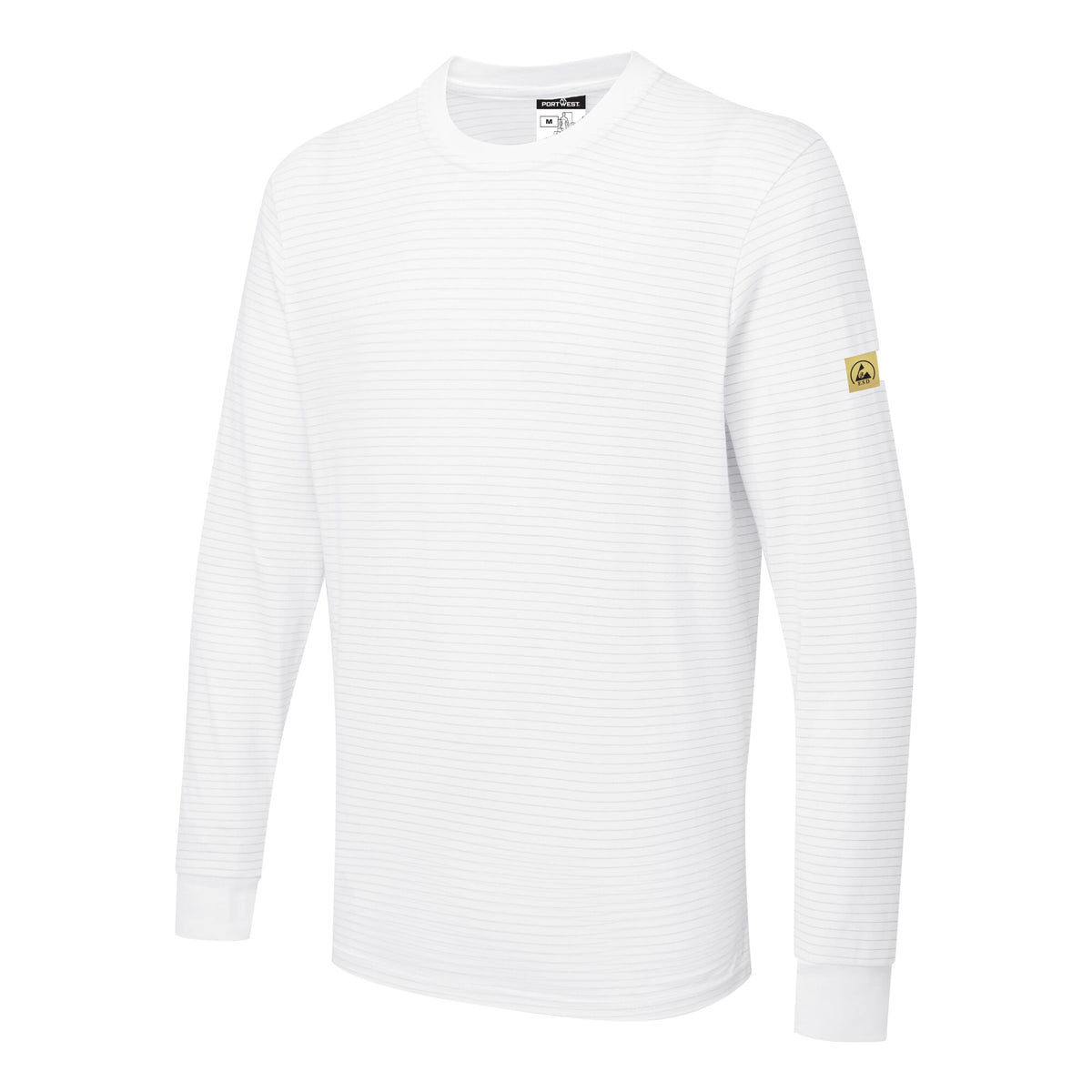 Anti-statisch ESD T-Shirt Lange Mouw - Portwest AS22 Portwest