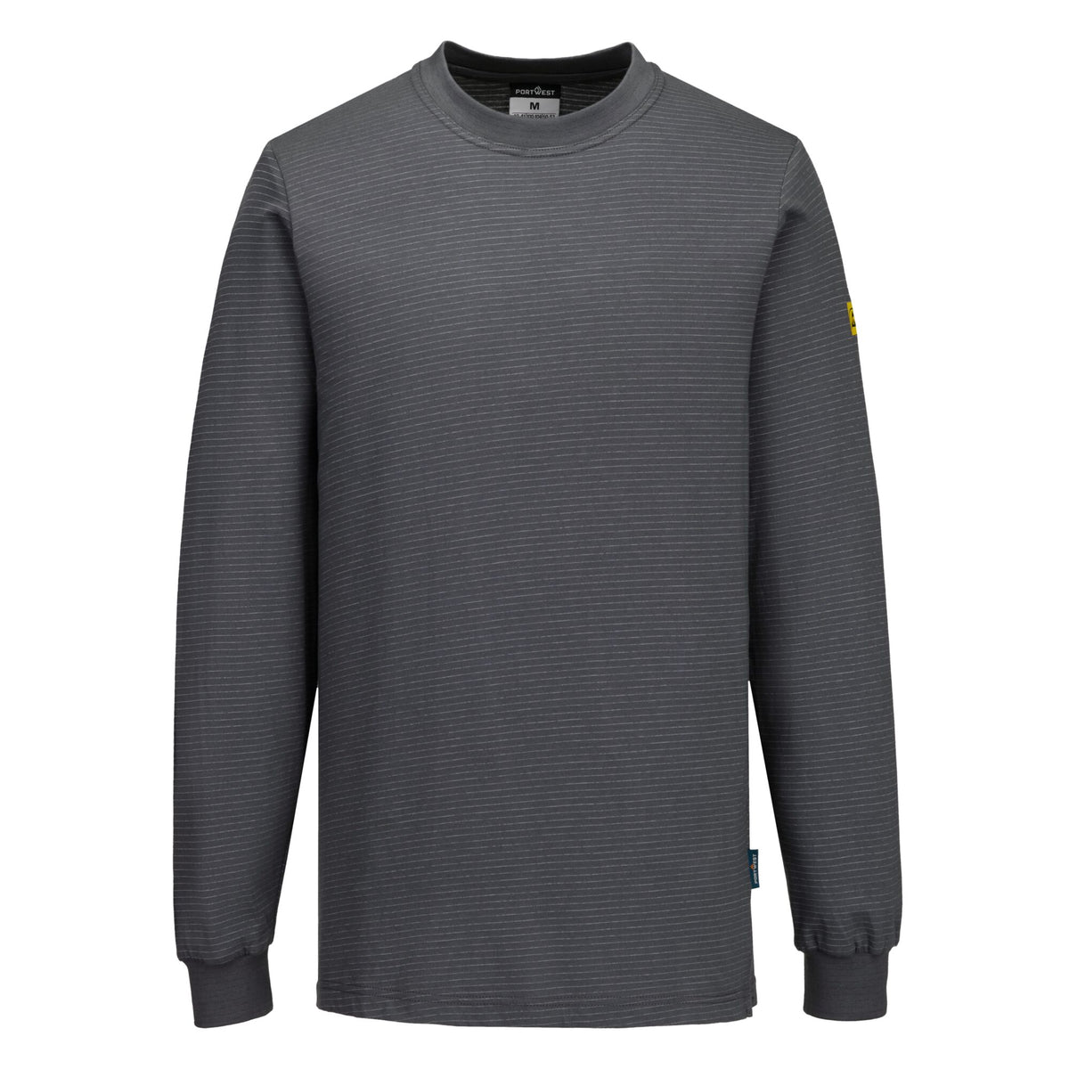 Anti-statisch ESD T-Shirt Lange Mouw - Portwest AS22 Portwest