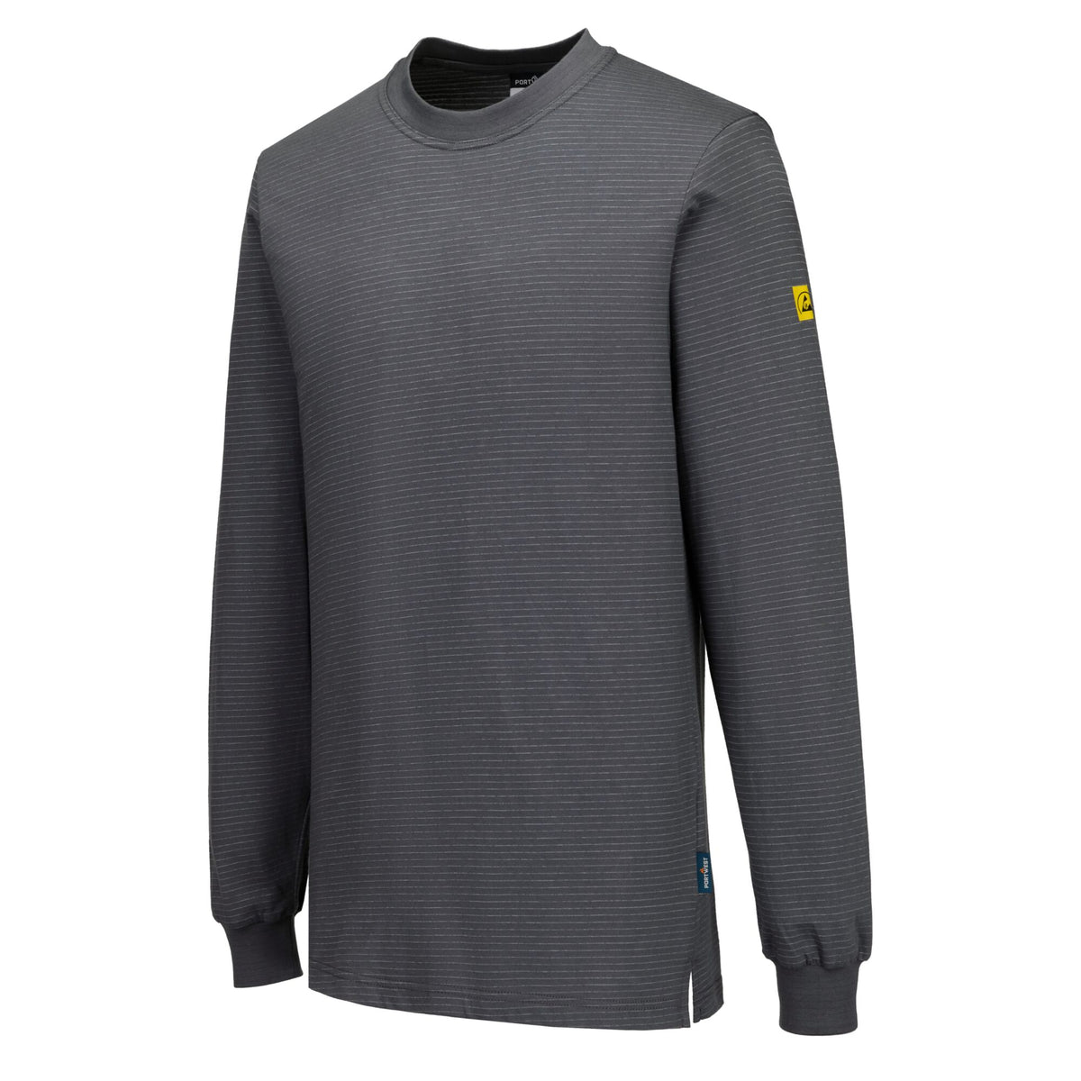 Anti-statisch ESD T-Shirt Lange Mouw - Portwest AS22 Portwest