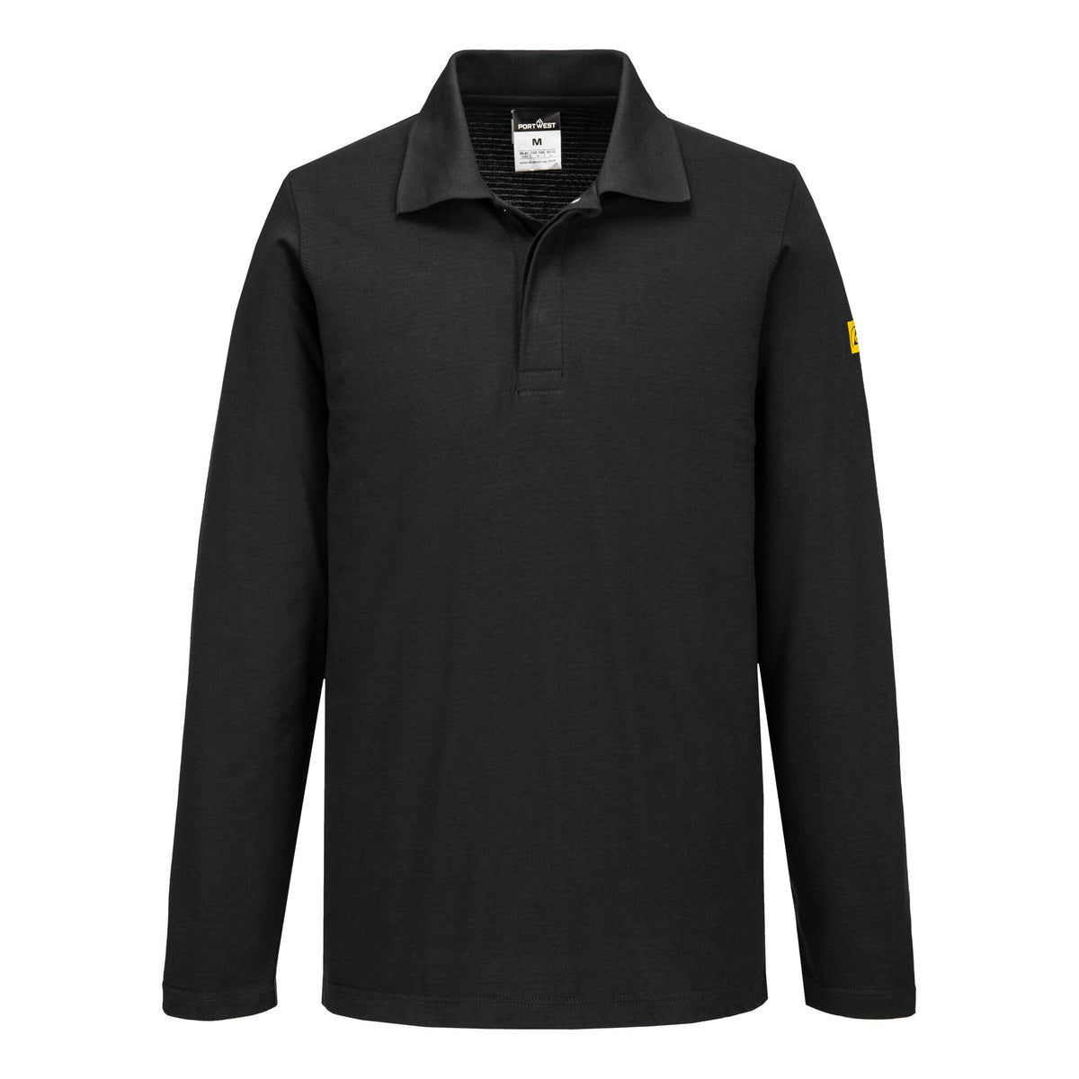 Anti-Static ESD Long Sleeve Polo Shirt - Portwest AS23