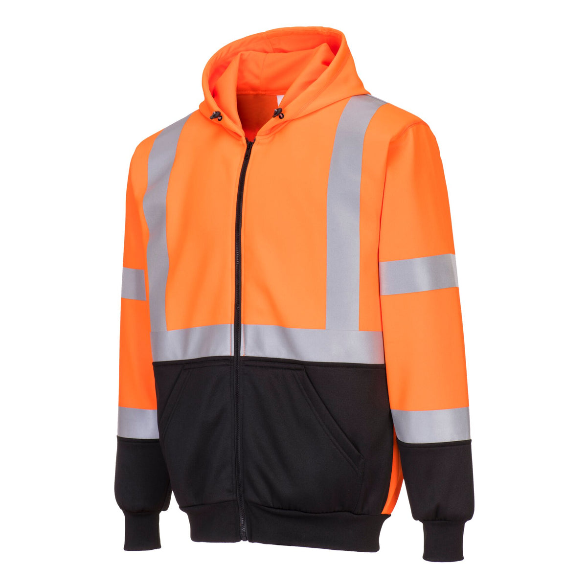 Hi-Vis Tweekleuren Hoody met rits - Portwest B315 Portwest
