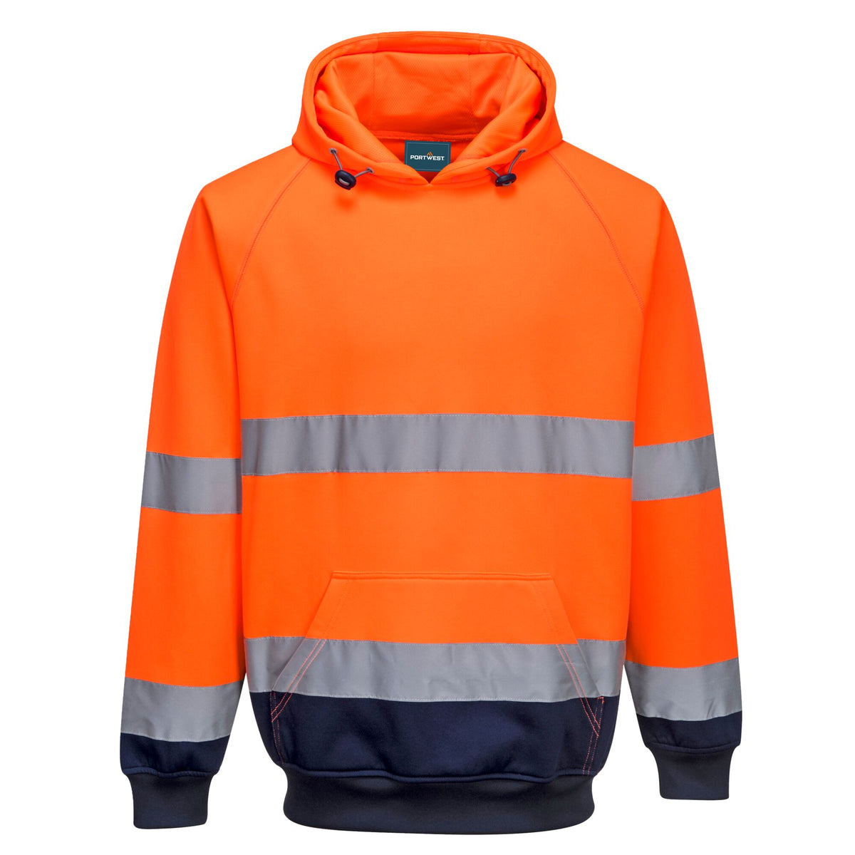 Tweekleurig sweatshirt met capuchon - Portwest B316 Portwest