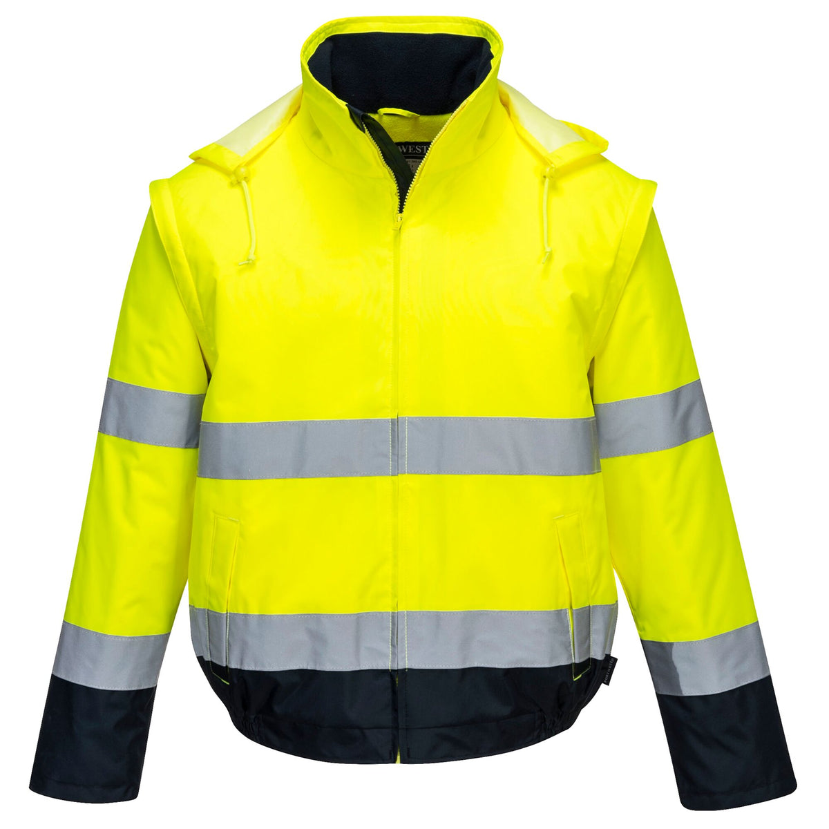 C464 - Hi-Vis 2 in 1 contrast lichtgewicht jack - Portwest