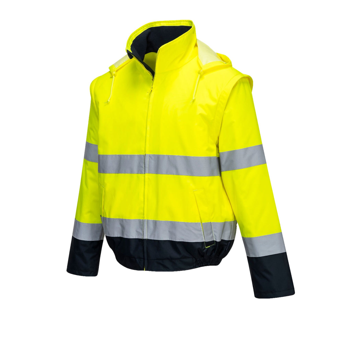 C464 - Hi-Vis 2 in 1 contrast lichtgewicht jack - Portwest