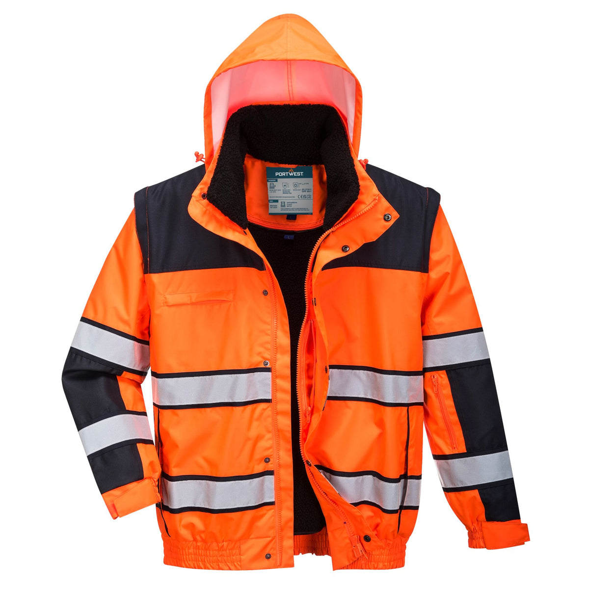 Hi-Vis Classic Bomber Jacket - Portwest C466