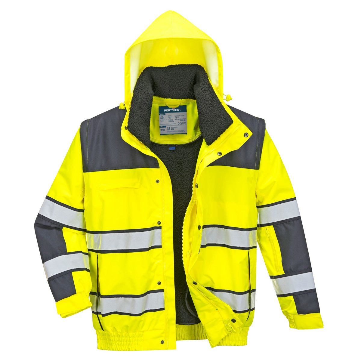 Hi-Vis Classic Bomber Jacket - Portwest C466