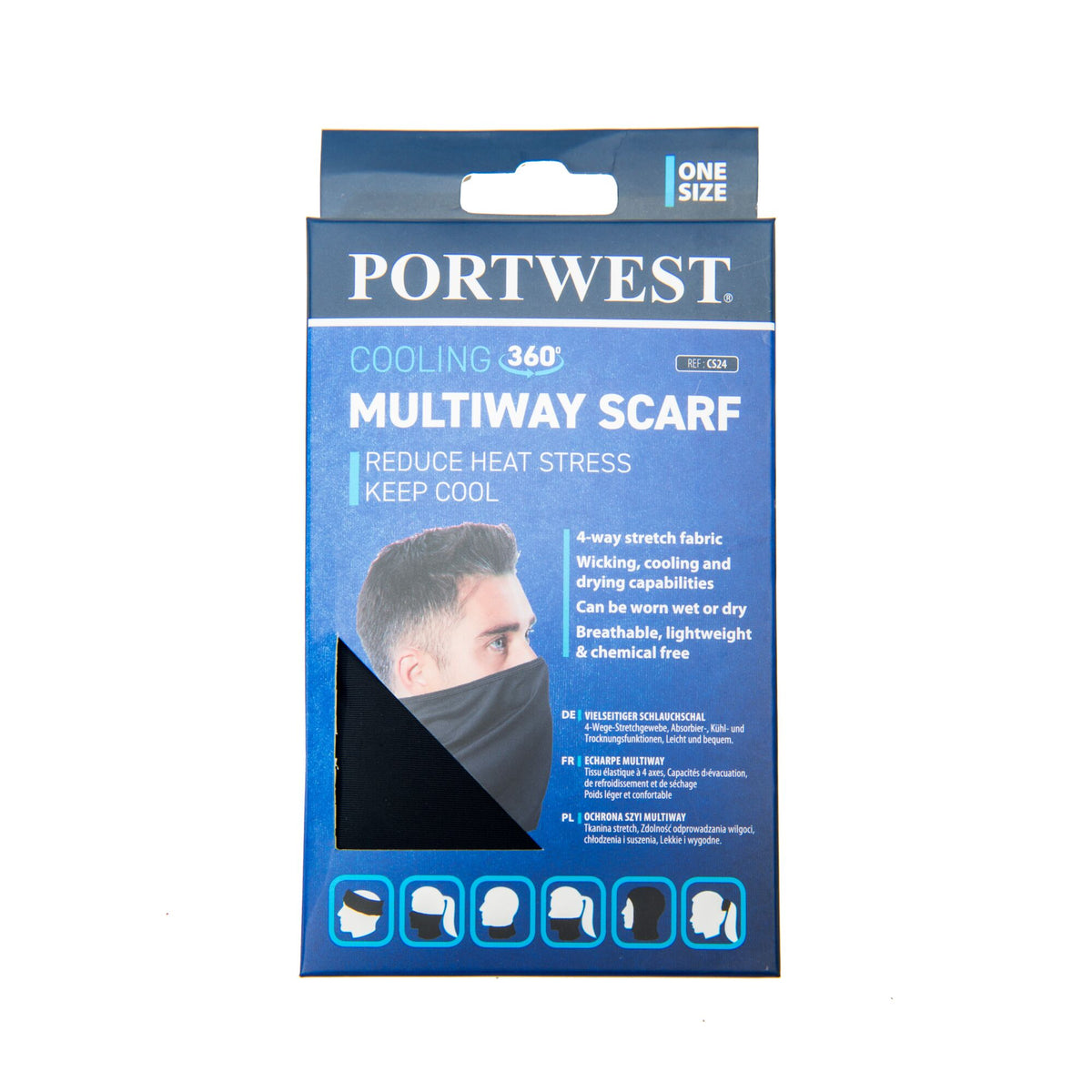 Multifunctionele sjaal - Portwest CS24 Portwest