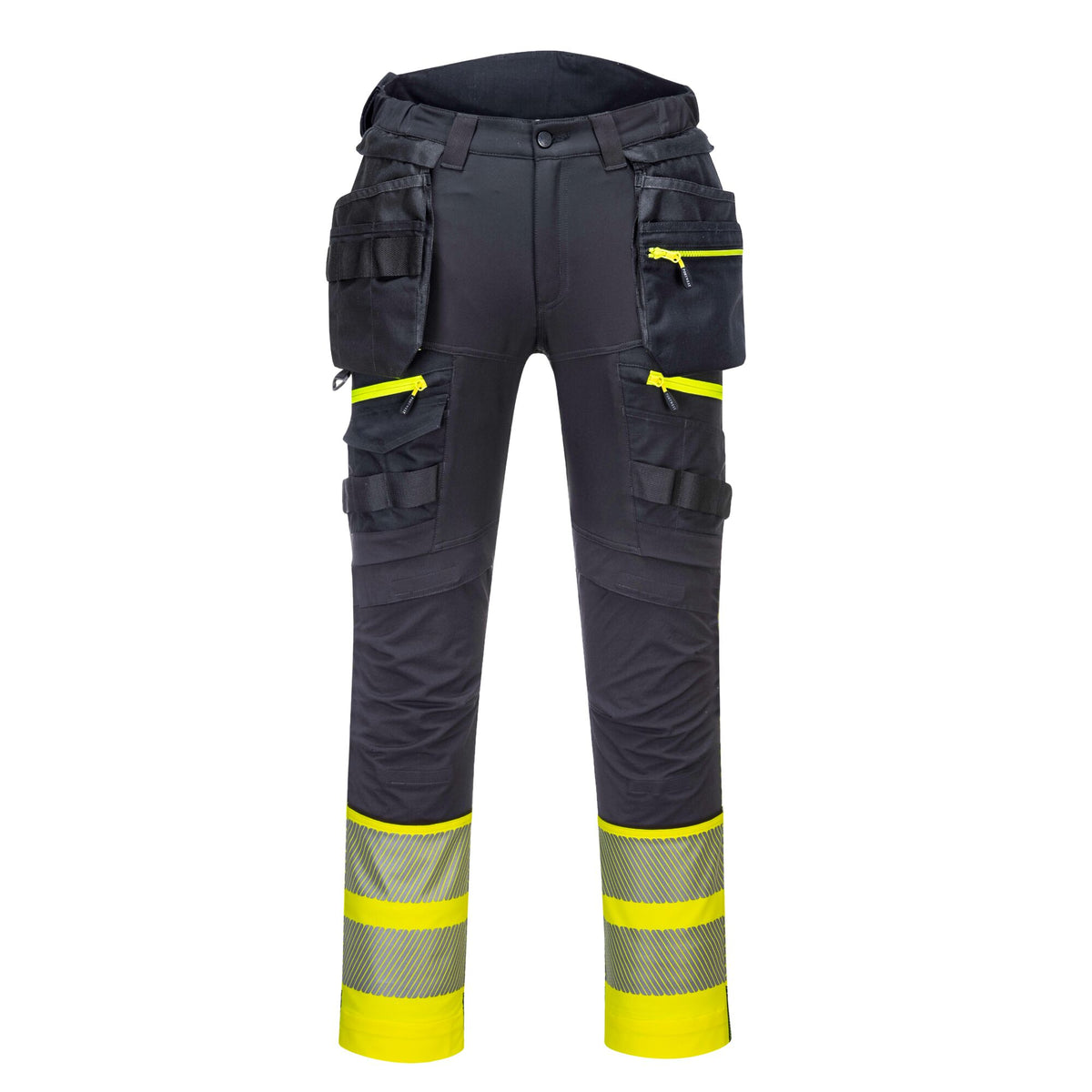 DX445 - DX4 Hi-Vis afneembare holsterzak klasse 1 broek - Portwest