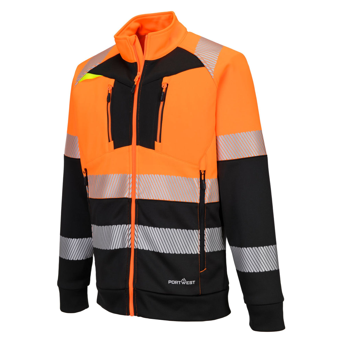 DX4 Hi-Vis klasse 1 Sweatshirt met rits - Portwest DX490 Portwest