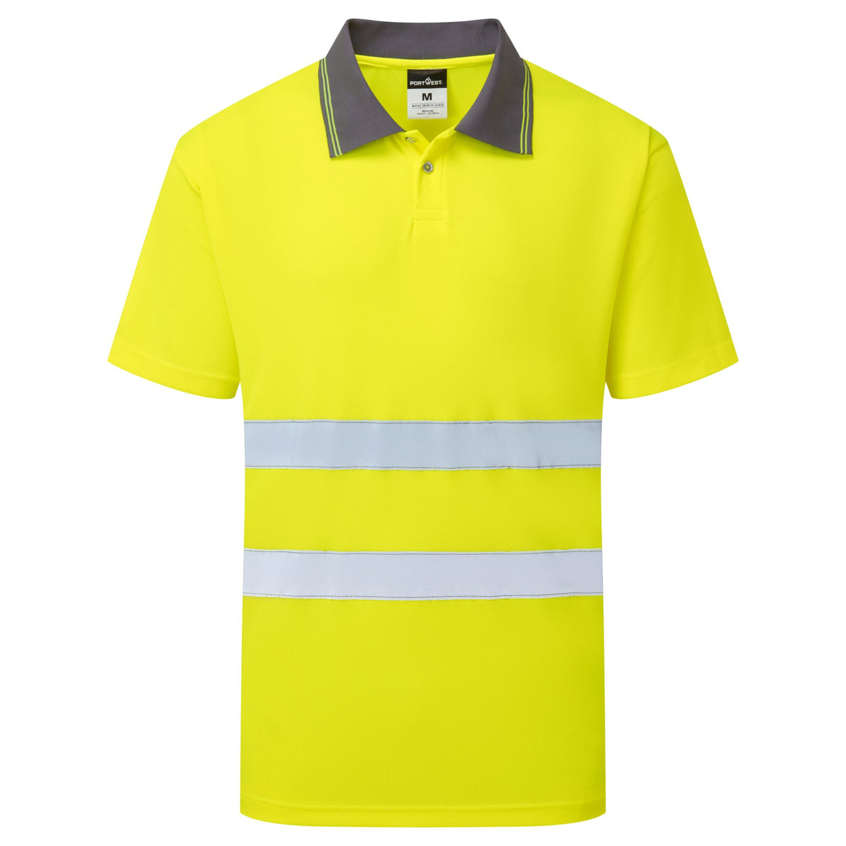 ES1 Essential Hi-Vis Poloshirt K/M - Portwest ES477 Portwest