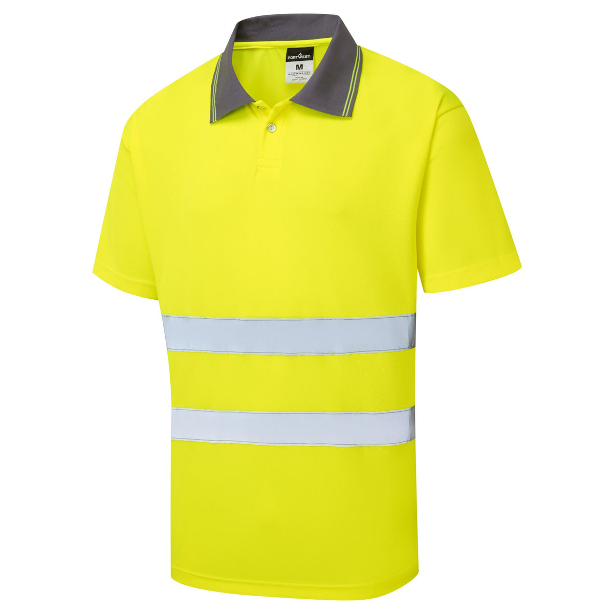 ES1 Essential Hi-Vis Poloshirt K/M - Portwest ES477 Portwest