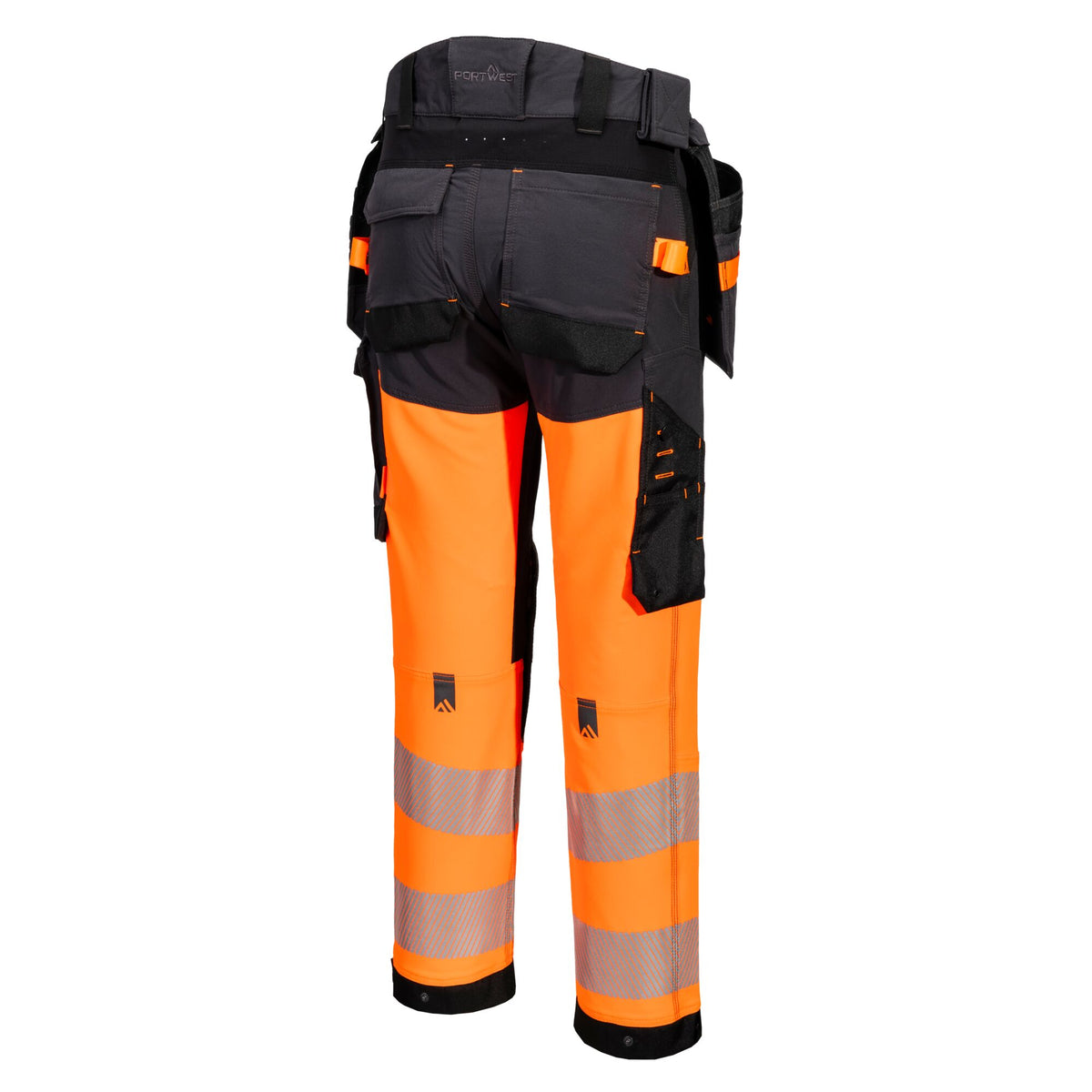 EV442 - EV4 Hi-Vis stretch broek met afneembare holsterzak klasse 1 - Portwest