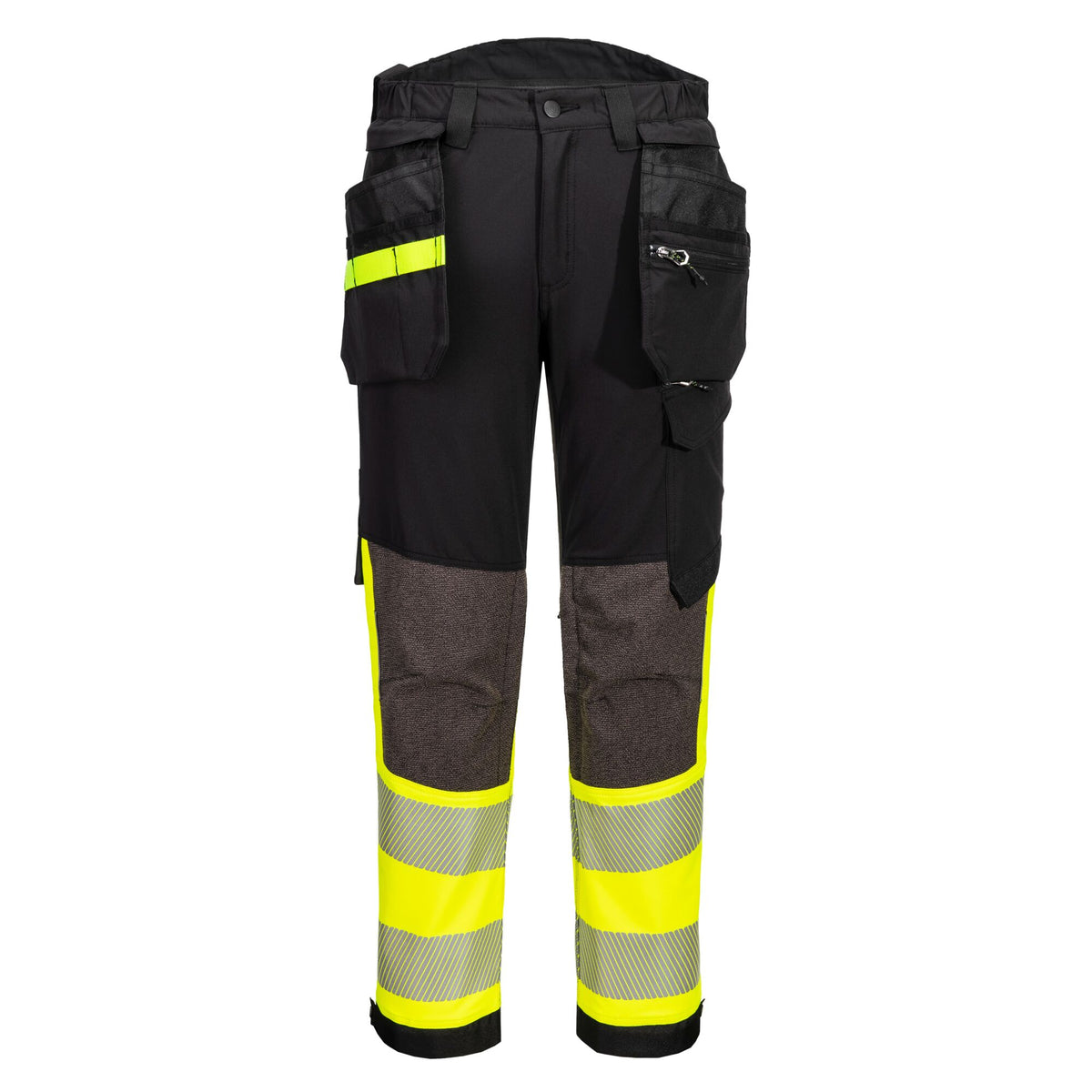 EV442 - EV4 Hi-Vis stretch broek met afneembare holsterzak klasse 1 - Portwest