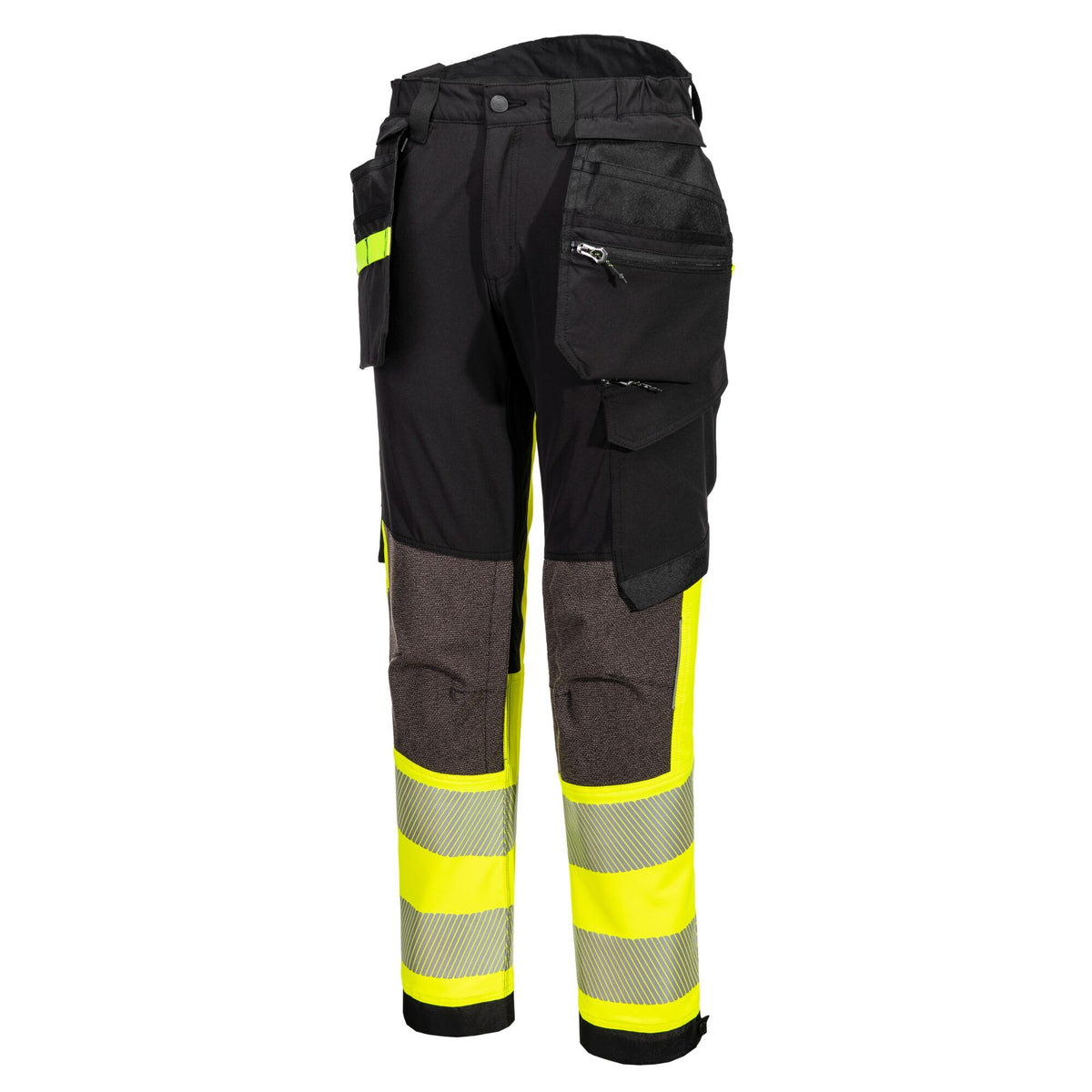 EV4 Hi-Vis stretch broek met afneembare holsterzak klasse 1 - Portwest EV442 Portwest
