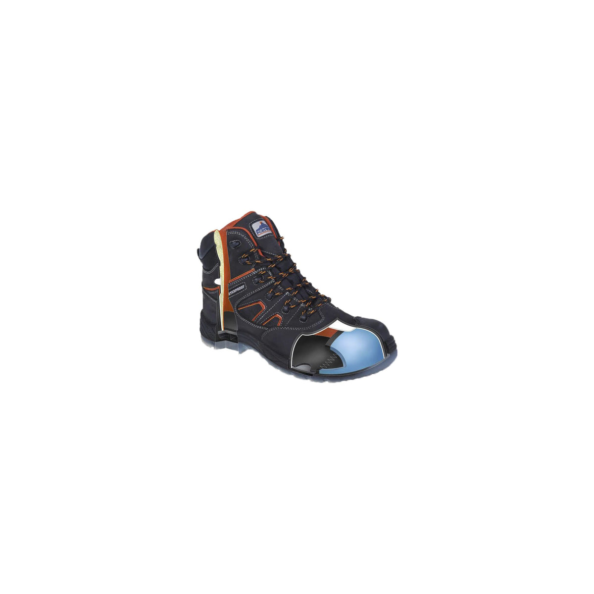 Composietleren haflhoge schoen S7S SR FO - Portwest FC57 Portwest