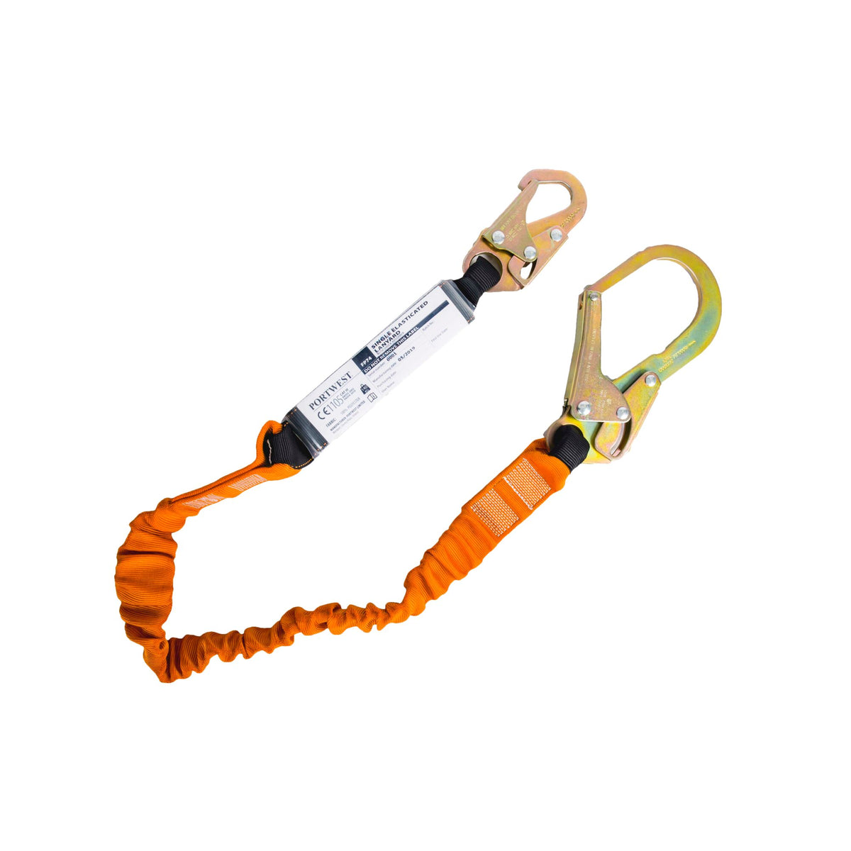 Single 140kg lanyard with shock absorber - Portwest FP74