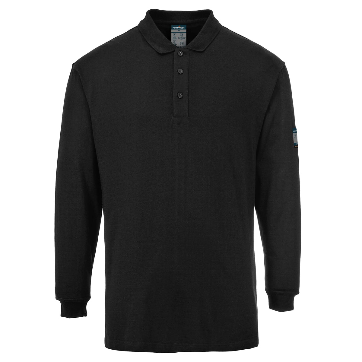Vlamvertragende Modaflame Antistatische lange mouw Polo Shirt - Portwest FR10