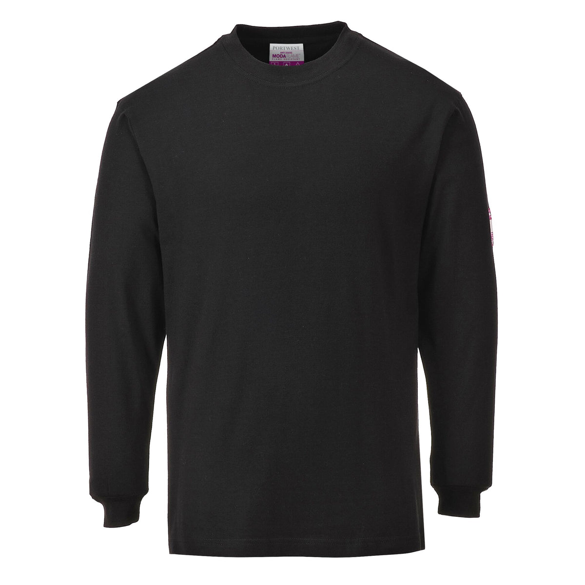 Vlamvertragende Modaflame Anti-statisch T-Shirt Lange Mouw - Portwest FR11 Portwest