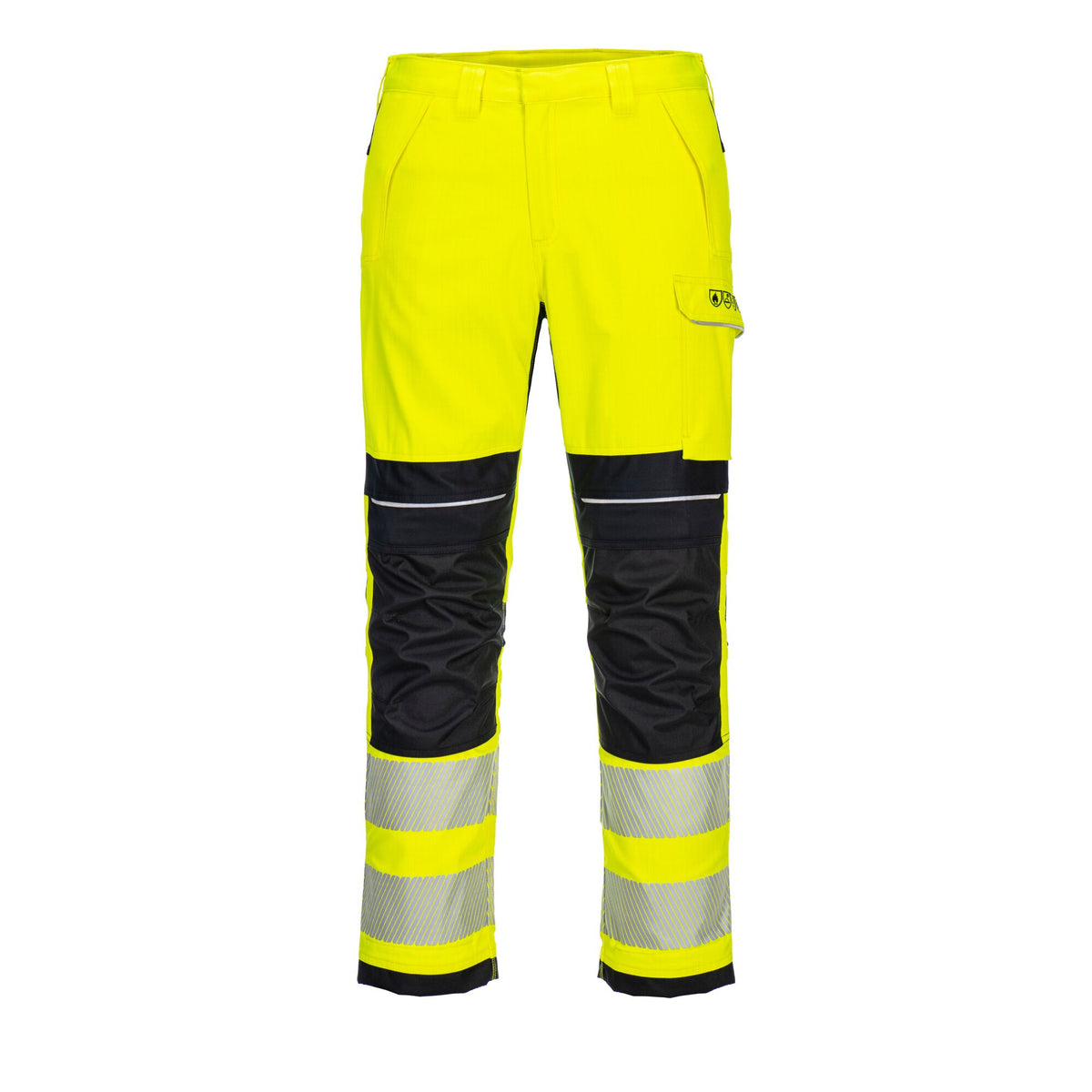 PW3 Vlamvertragende Modaflame Hi-Vis werkbroek - Portwest FR406 Portwest